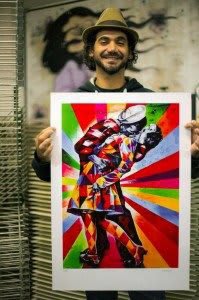 Eduardo Kobra em Explosão de Amor  -  Eduardo Kobra