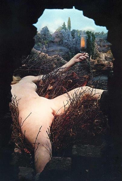 Étant Donnés de Marcel Duchamp, detalle