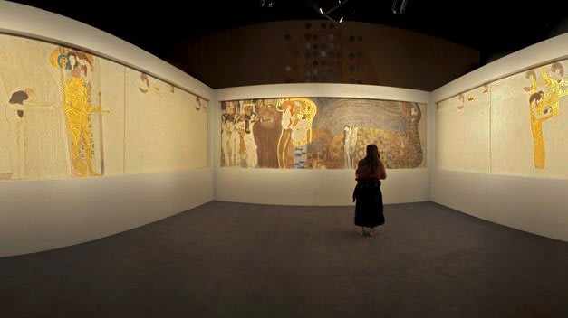 Foto - El Frieze Beethoven de Gustav Klimt