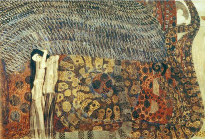 La Aflicción - El Frieze Beethoven de Gustav Klimt