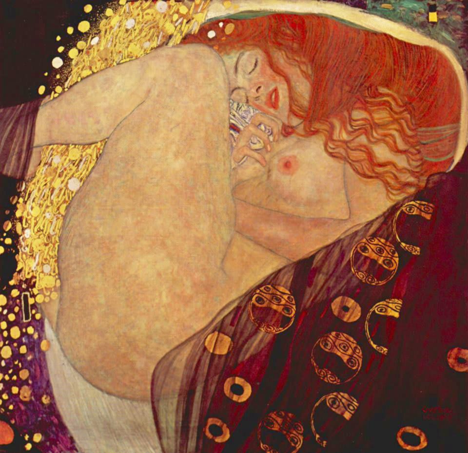 Gustav Klimt - Dánae