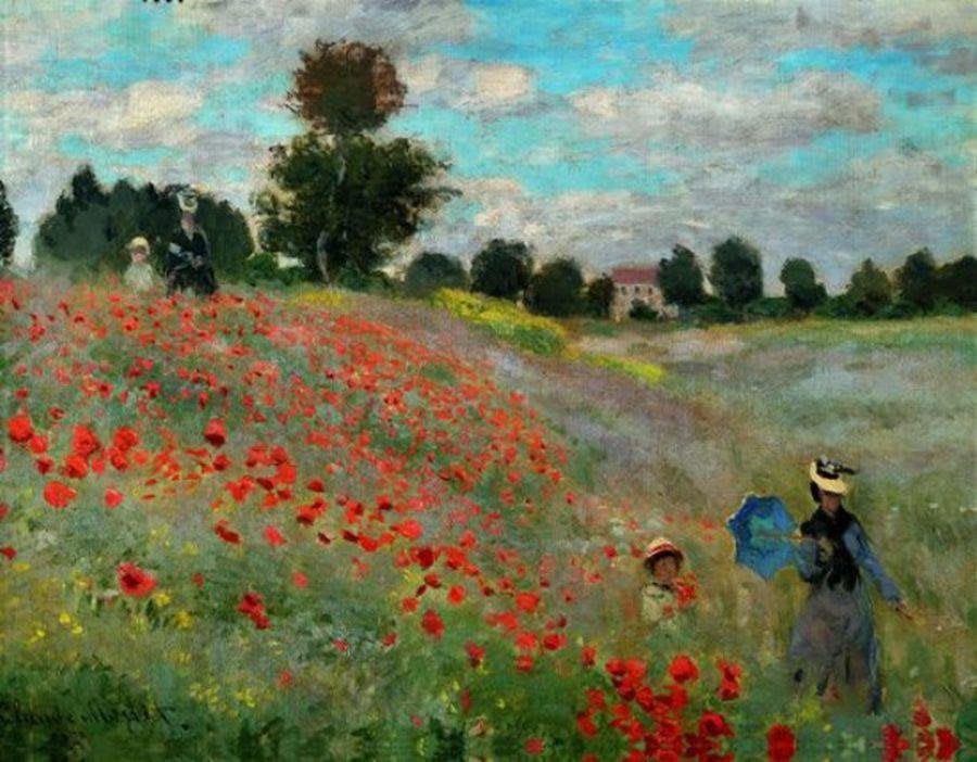 Le Champ de Pivoines à Argenteuil - Claude Monet