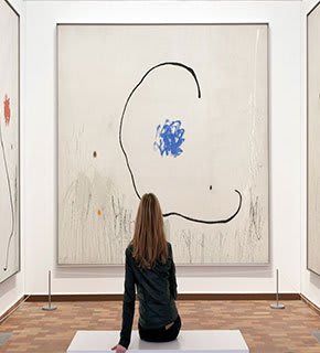 A young Joan Miró in a pensive pose