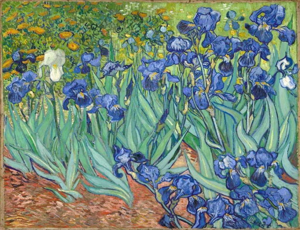 Jardín de Lirios. Vincent van Gogh