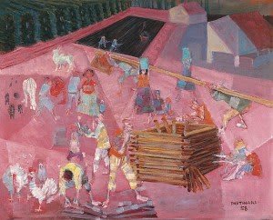 Festa de São João, pintura de Candido Portinari