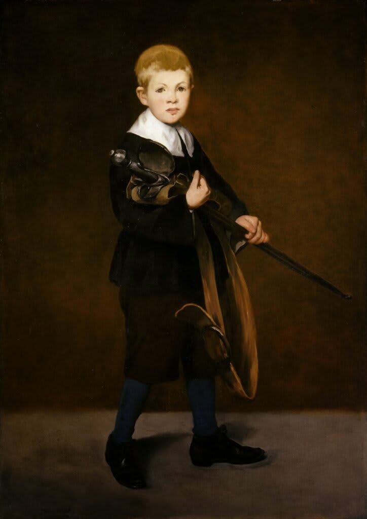 Joven con una Espada. Édouard Manet. 1861