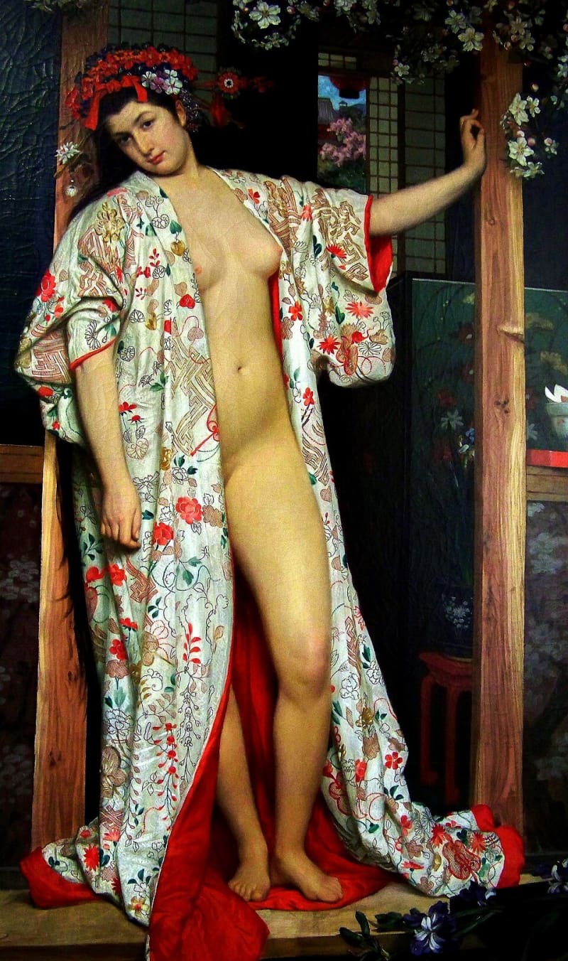 Portrait of Camilie Monet - The Japanese Woman - Claude Monet