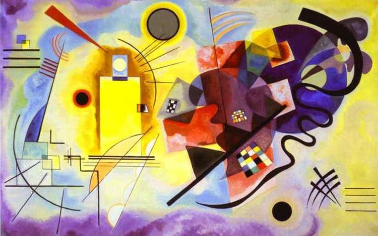 Yellow, Red, Blue - Wassily Kandinsky