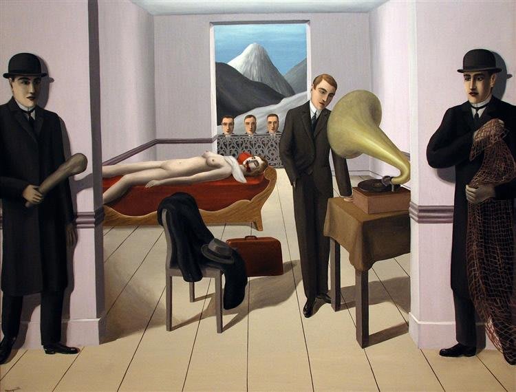 The Threatened Assassin. René Magritte. 1927