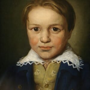 Portrait of Beethoven at 13 years old. Unknown author. c 1783 - Location: Kunsthistorisches Museum, Vienna (Austria)