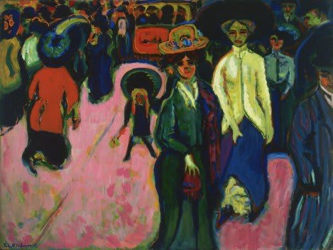 Calle de Dresde. Ernst Ludwig Kirchner. 1919