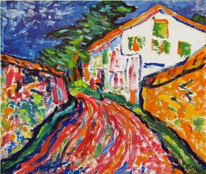 La Casa Blanca. Erich Heckel. 1908