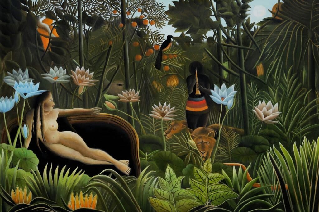 El Sueño. Henri Rousseau. 1910. Localização: MoMA, Nova York.