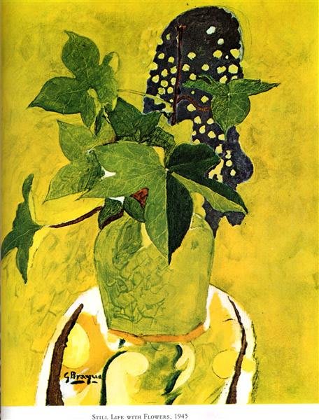 Nature morte aux fleurs. Georges Braque. 1945