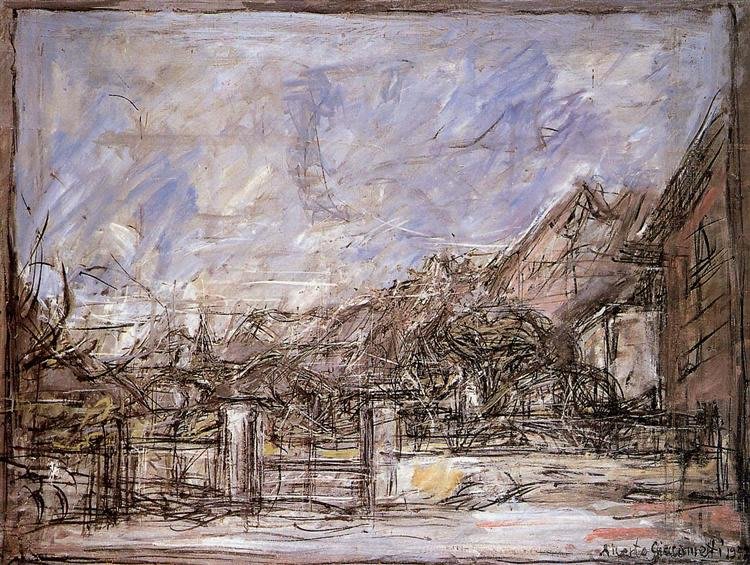 Landscape in Maloja. Alberto Giacometti. 1952.