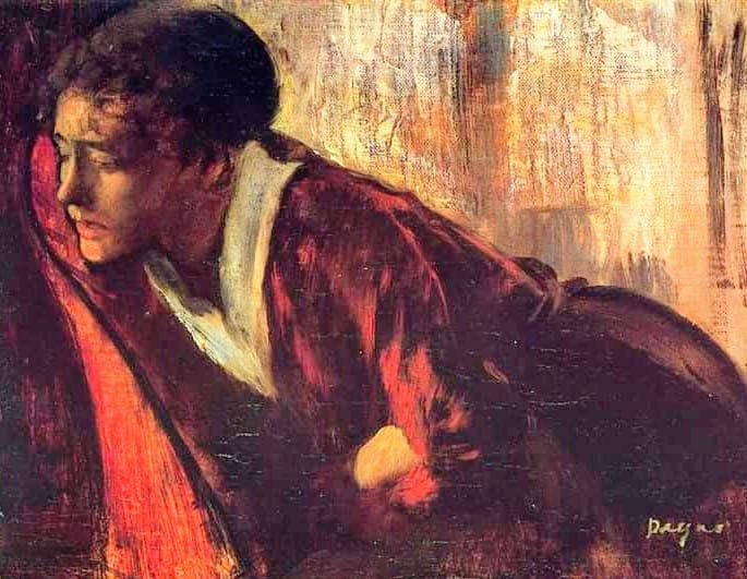Melancholy by Edgar Degas