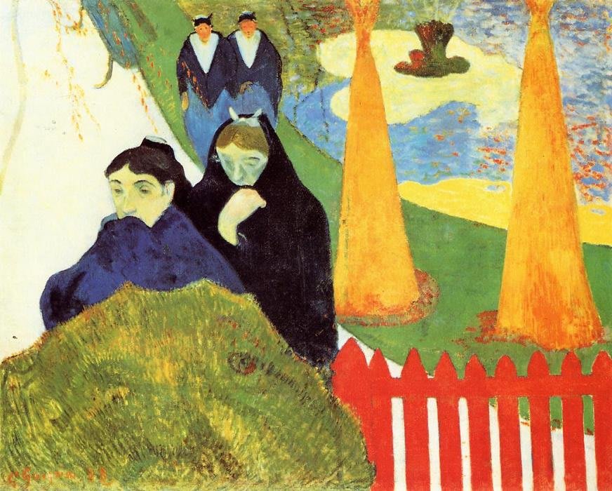 Old Women of Arles. Paul Gauguin. 1888