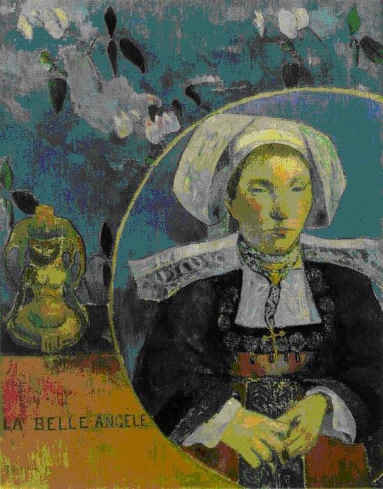 The Beautiful Angele. Paul Gauguin. 1889