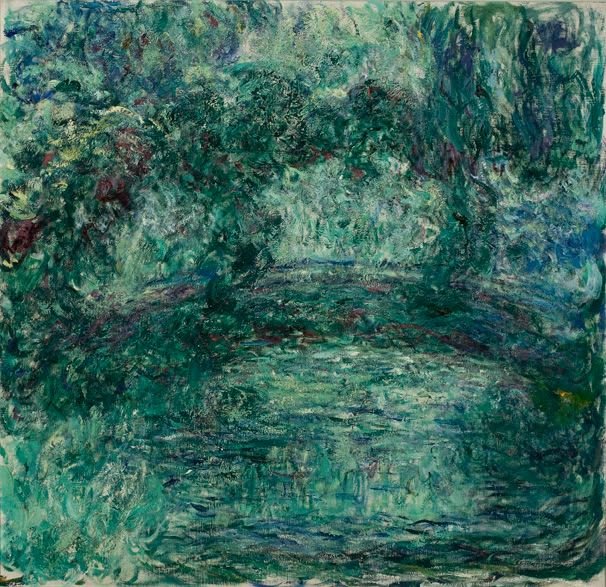 Le Pont Japonais sur l'étang aux Nymphéas à Giverny. Tableau de Claude Monet, 1920-24.