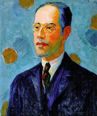 Portrait de Mário de Andrade par Tarsila do Amaral, peinture de 1922