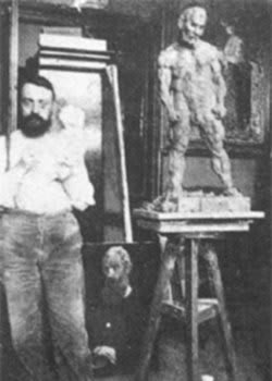 Matisse en su estudio - Biografía de Henri Matisse, el genio gestándose