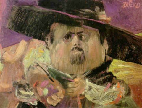 The Work of Fernando Botero - Self-Portrait