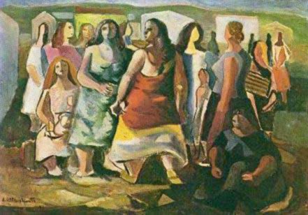 Women Protesting Emiliano Di Cavalcanti
