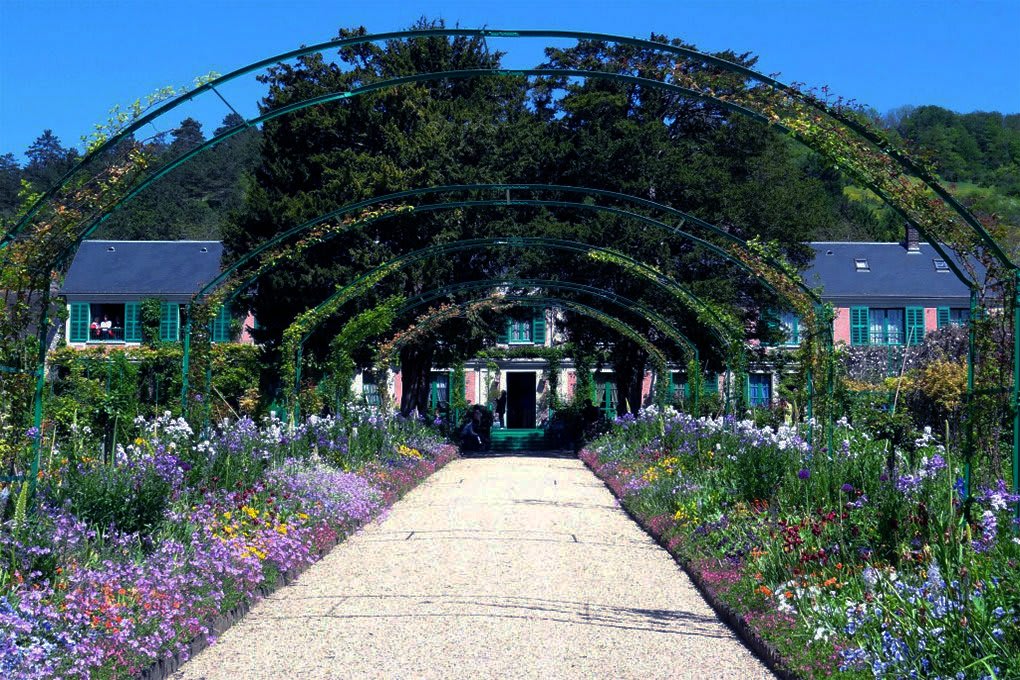 El jardín de flores de Monet