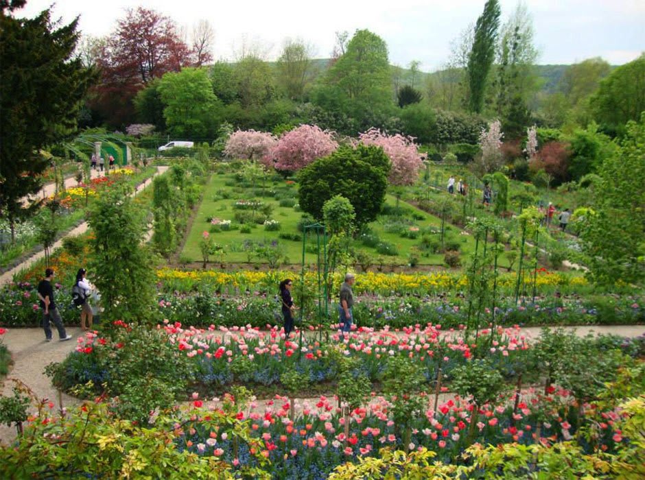 El jardín de flores de Monet