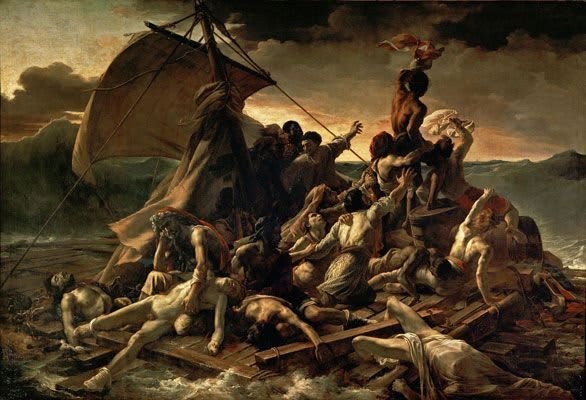 Le Radeau de la Méduse. Théodore Géricault. 1818-1819