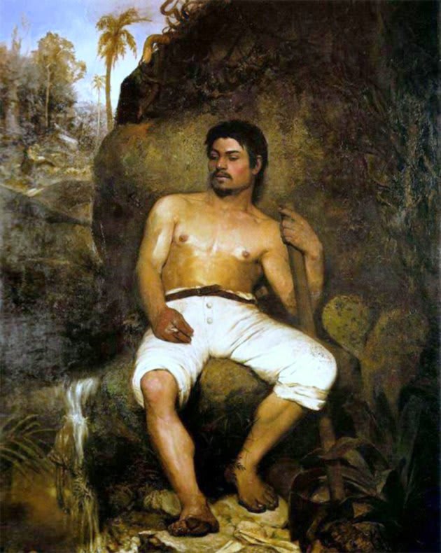 Almeida Júnior - El talador brasileño