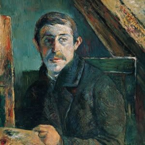 Autorretrato de Gauguin en 1885
