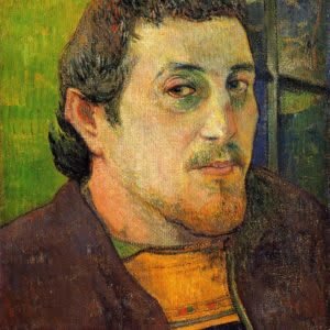 Autorretrato de Gauguin en 1888