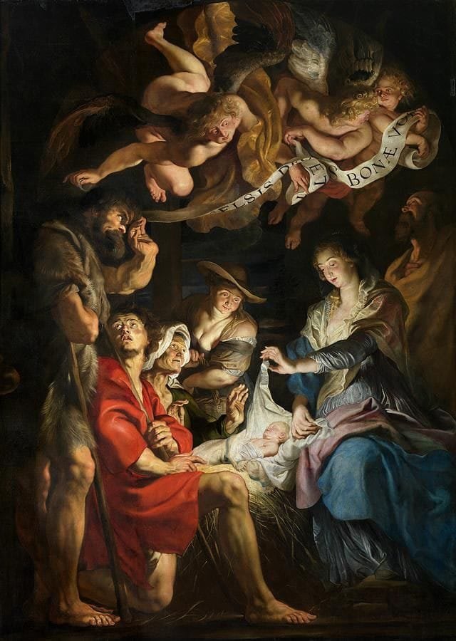 Peinture baroque exubérante de Rubens, présentant des figures en mouvement et des couleurs éclatantes.