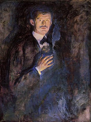 Autorretrato con Cigarrillo. 1895