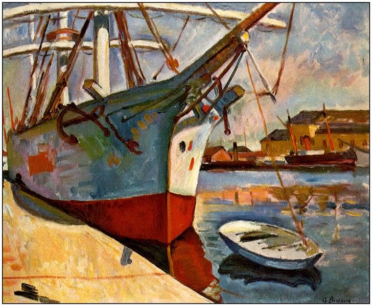 Pintura de paisaje de Georges Braque, etapa fauvista.