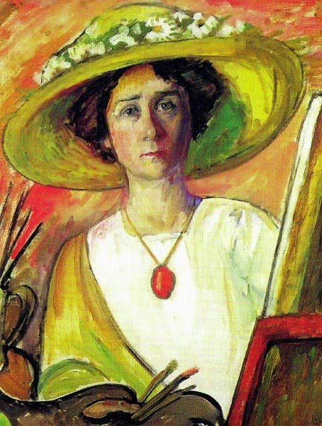 Murnau, Vista del Jardín con Montaña, Gabriele Münter