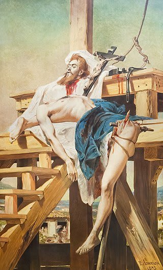 Tiradentes Descuartizado, óleo sobre lienzo de Pedro Américo, 1893