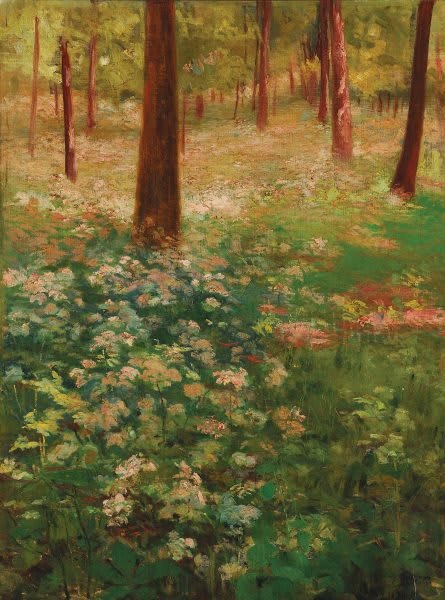Una pintura de Eliseu Visconti que muestra un paisaje o escena, con pinceladas que evocan el impresionismo