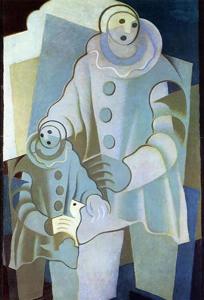 El Desayuno, una compleja composición cubista de Juan Gris.
