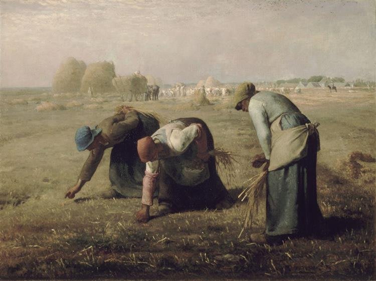 Las Espigadoras, la célebre obra de Jean-François Millet