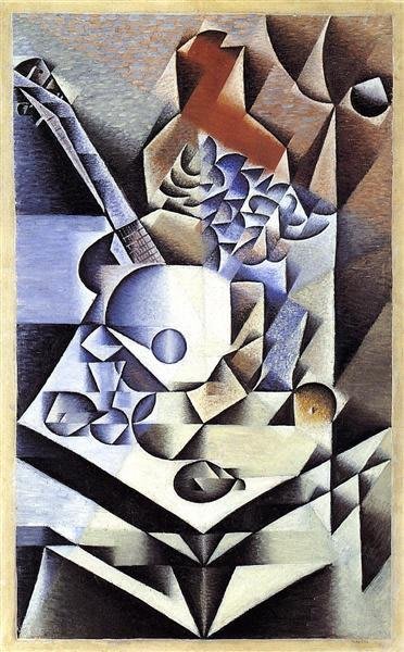 Obra de Juan Gris, caracterizada por su claridad y color en el Cubismo Analítico tardío.