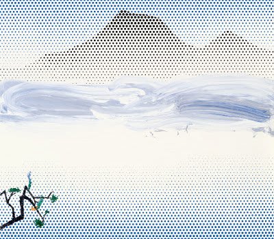 Paisaje en la Niebla (litografía). Roy Lichtenstein. 1996