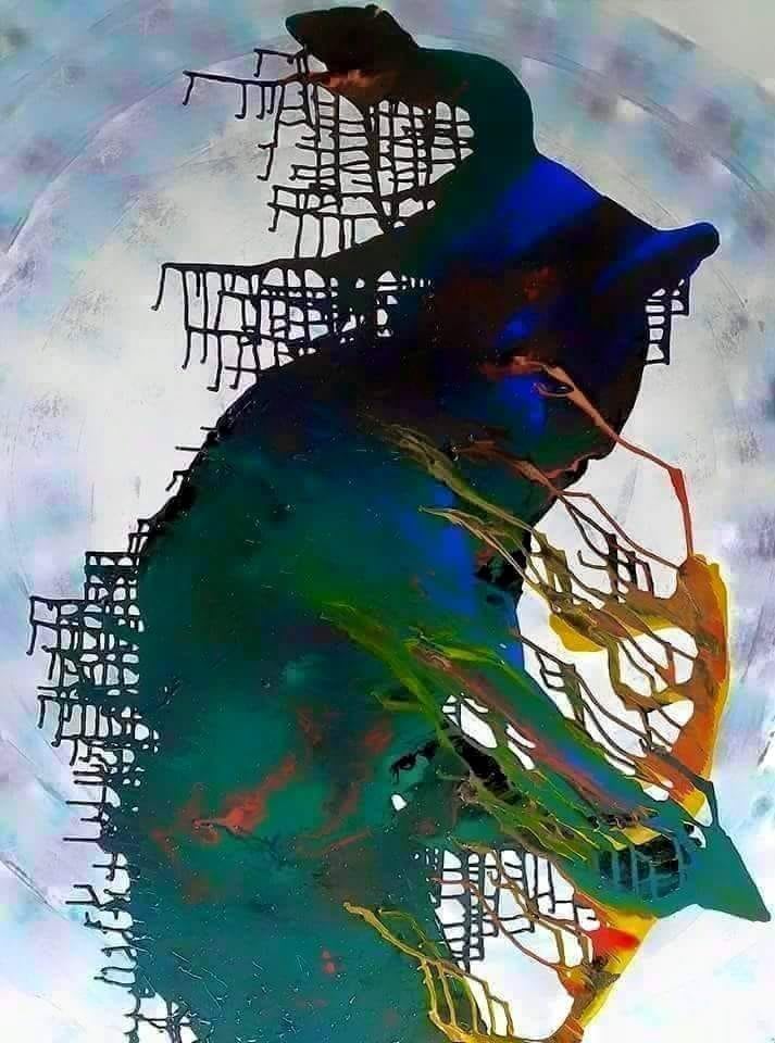 Retrato de Oxóssi, orixá de las florestas y la abundancia