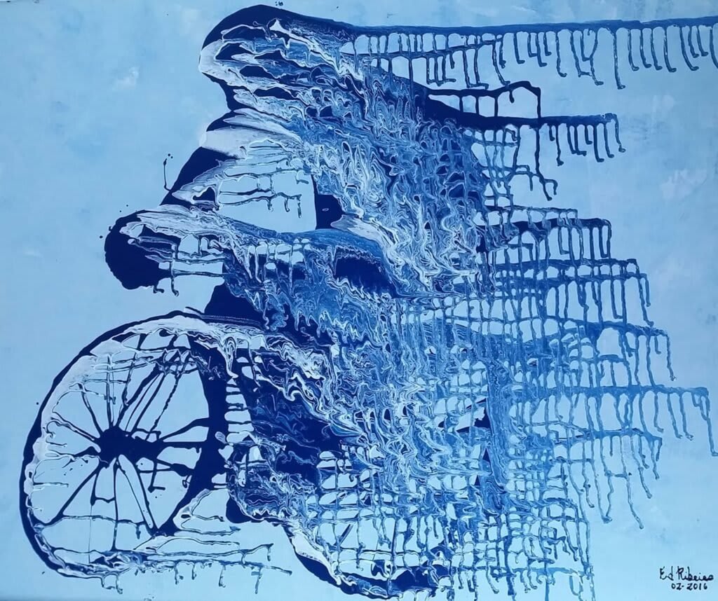 Obra 'El Ciclista' de Ed Ribeiro