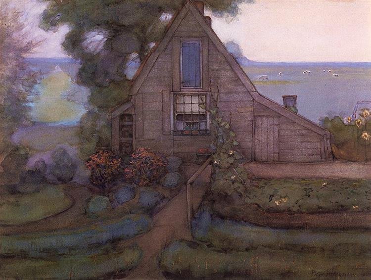 Fachada de Granja Triangulada de Piet Mondrian.
