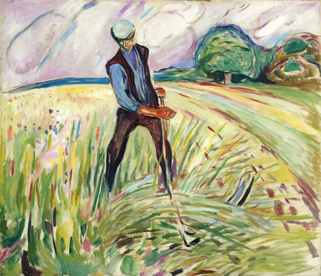 El Segador de Heno. Edvard Munch. 1917