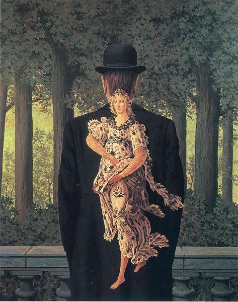 Pintura El Ramo preparado de Magritte, reflejando la idea de que la pintura es poesía