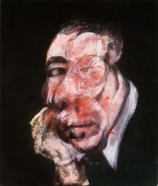 Tableau Tête III de Francis Bacon, représentation d'un visage déformé et hurlant.