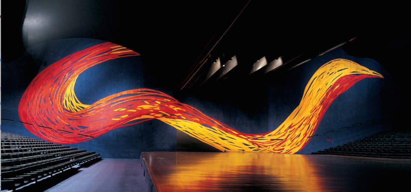 Panel del Auditorio en el Memorial de América Latina, SP, 1990